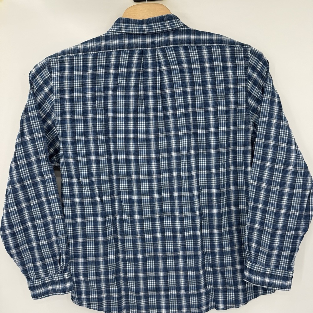 Brooks Brothers Button Down Mens XL Blue Plaid Regent Fit Cotton Long Sleeve - Picture 3 of 5